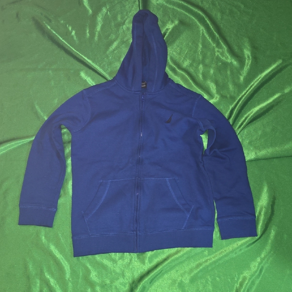 Nautica Royal Blue Full-Zip Hoodie